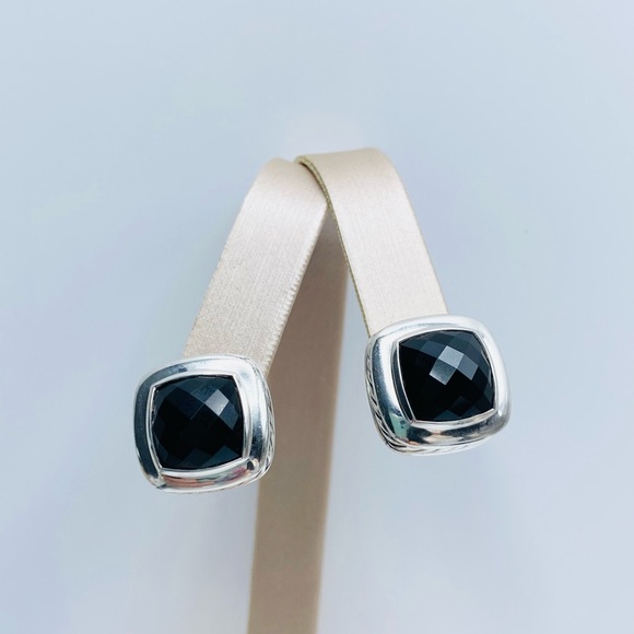 DAVID YURMAN
Sterling Silver Black Onyx 11mm Albion Earrings - Picture 2 of 12